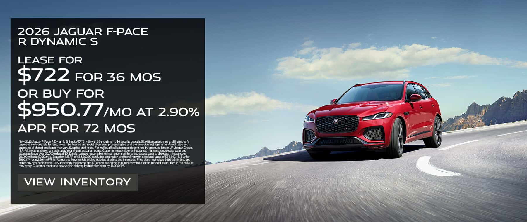 jaguar columbia sales specials
