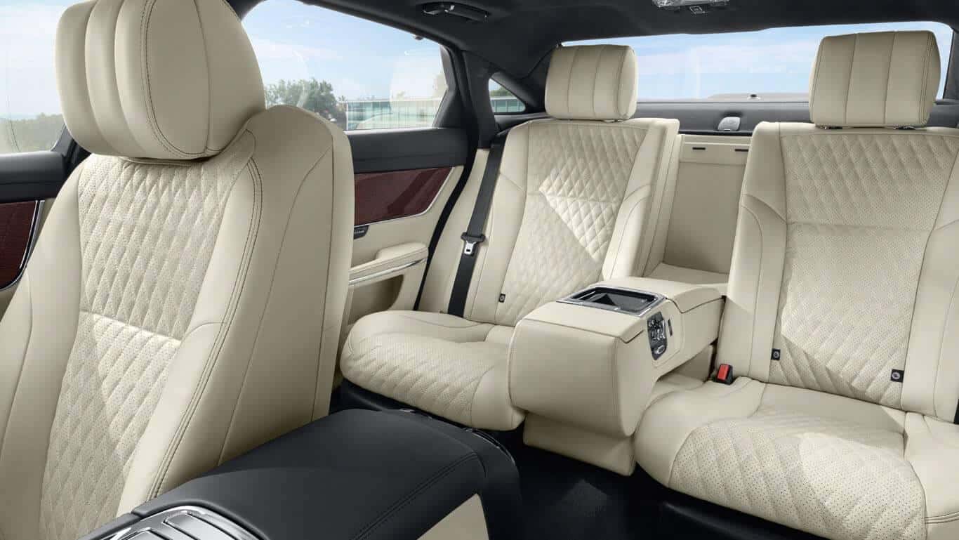 2017 Jaguar XJ Rear Interior Seating