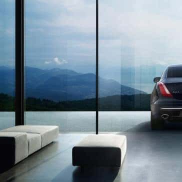 2018 Jaguar XJ Rear View