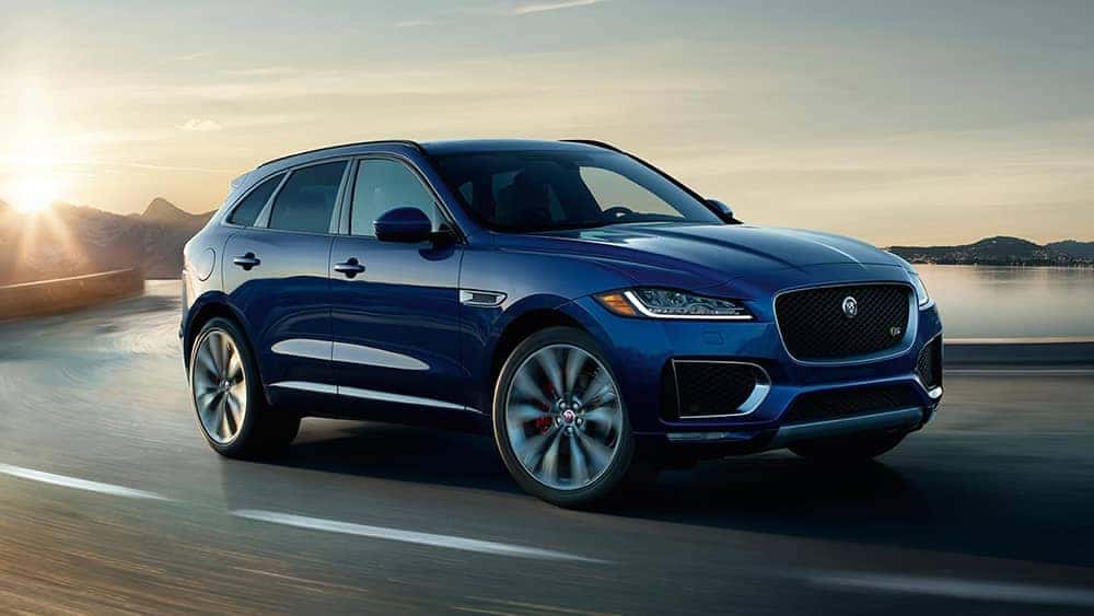 Blue 2019 Jaguar F-PACE