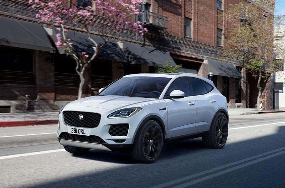 2019 Jaguar E-PACE white exterior
