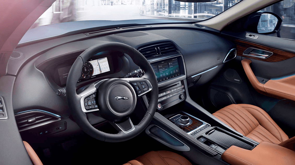 Jaguar F Pace Performance Interior Features Jaguar Freeport