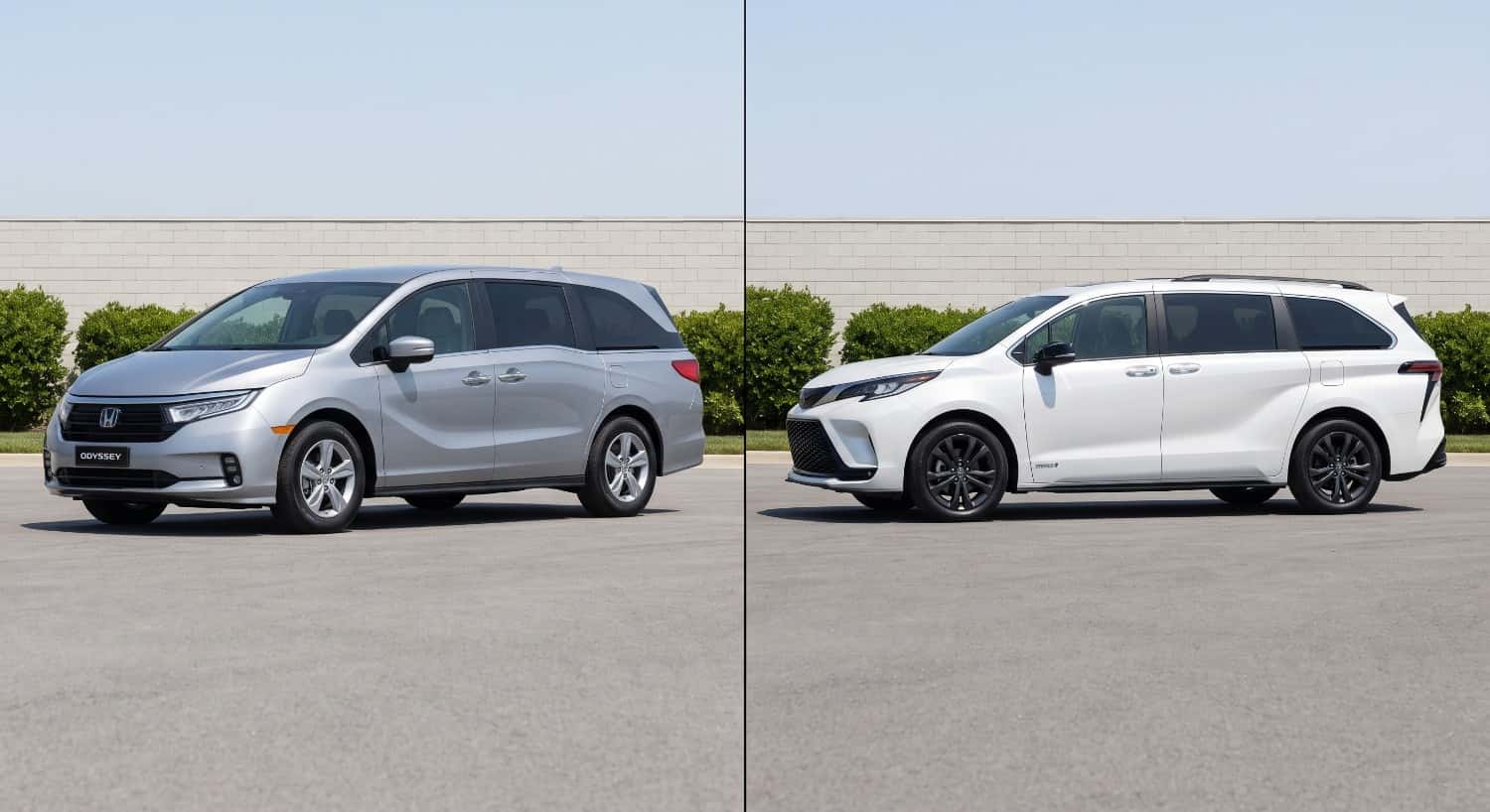 2026 Honda Odyssey and 2026 Toyota Sienna