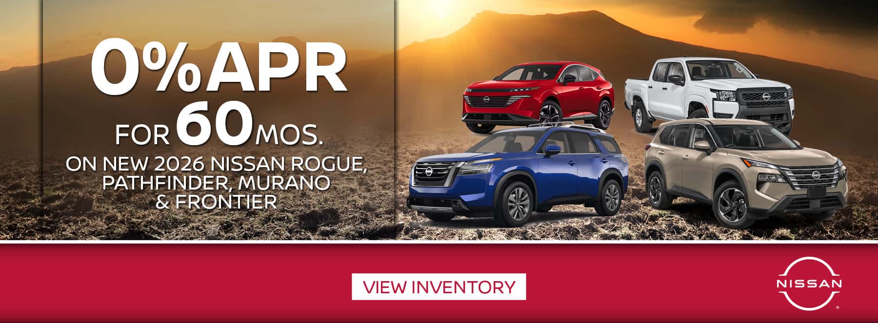 2026 Nissan Rogue, Pathfinder, Murano & Frontier