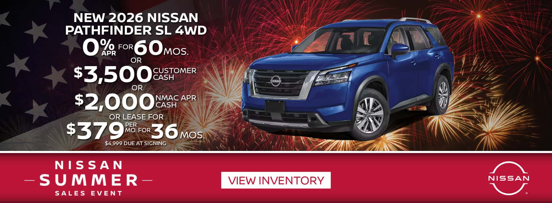 New 2026 Nissan Pathfinder SL 4WD