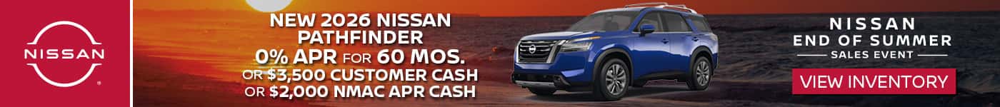 New 2026 Nissan Pathfinder SRP