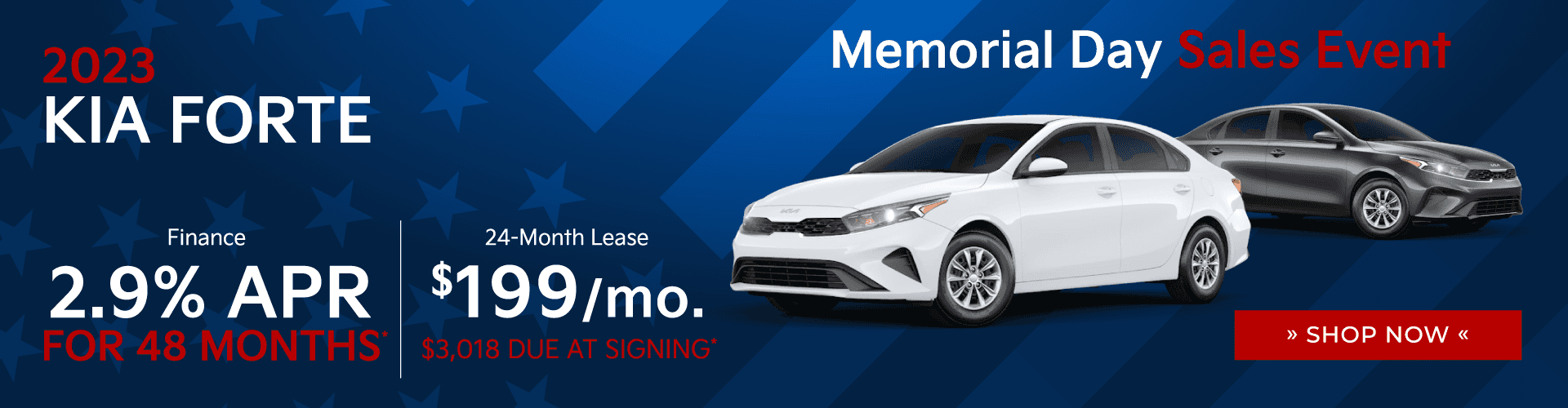 2023 Kia Forte Low APR Special Financing Special Low 2.9% APR for 48 months $199 a month for 24 month Lease with $3,018 Due at Lease Signing