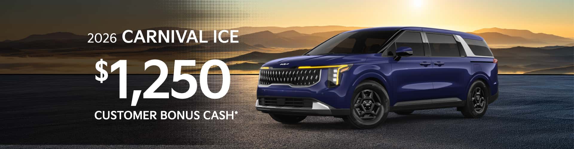 2026 Carnival ICE | $1,250 Customer Bonus Cash