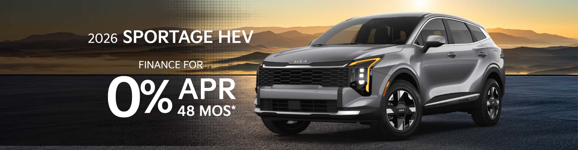 2026 Sportage HEV | Finance for 0% APR for 48 months