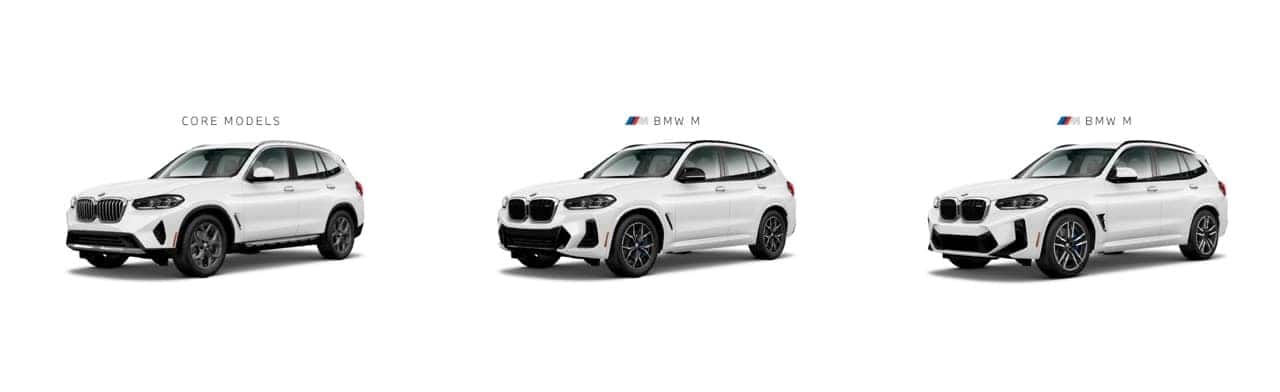2024 BMW X3 Lineup