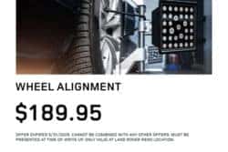 wheel alignment