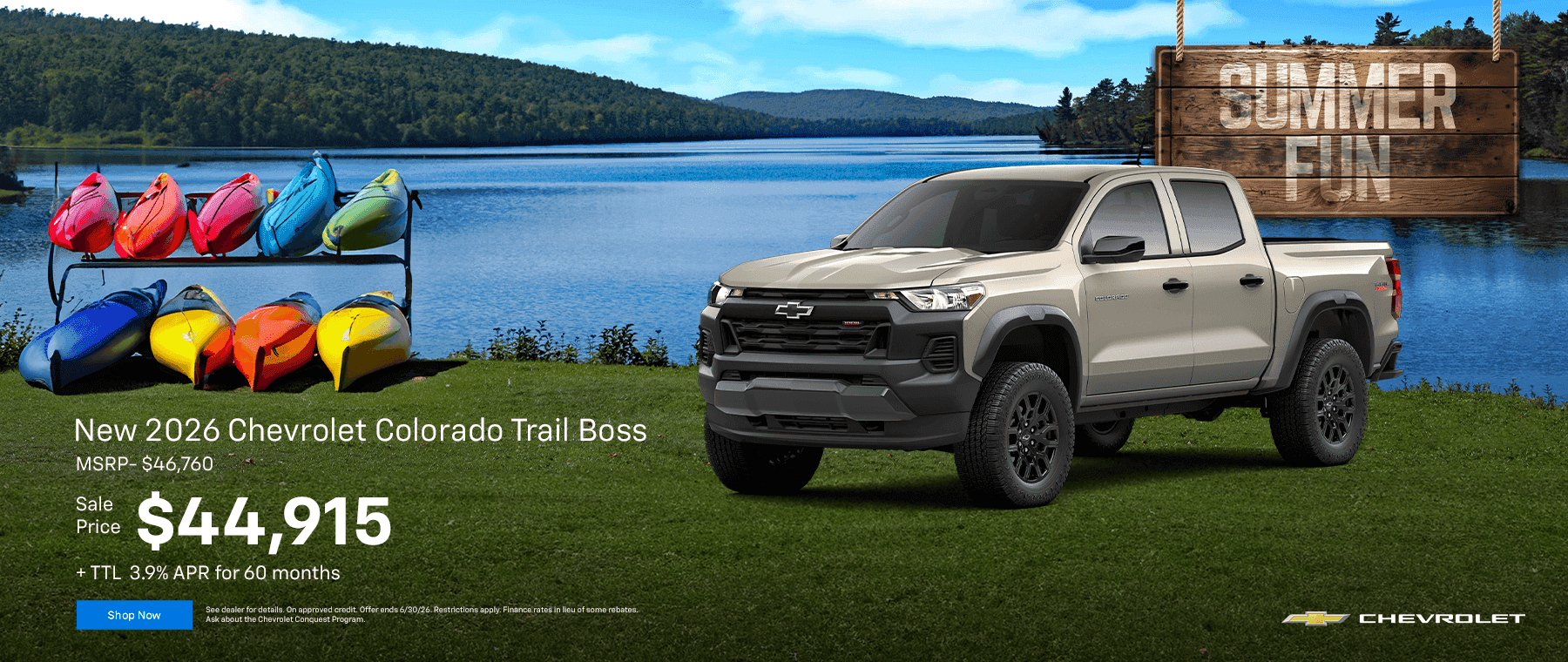 New 2026 Chevrolet Colorado Trail Boss