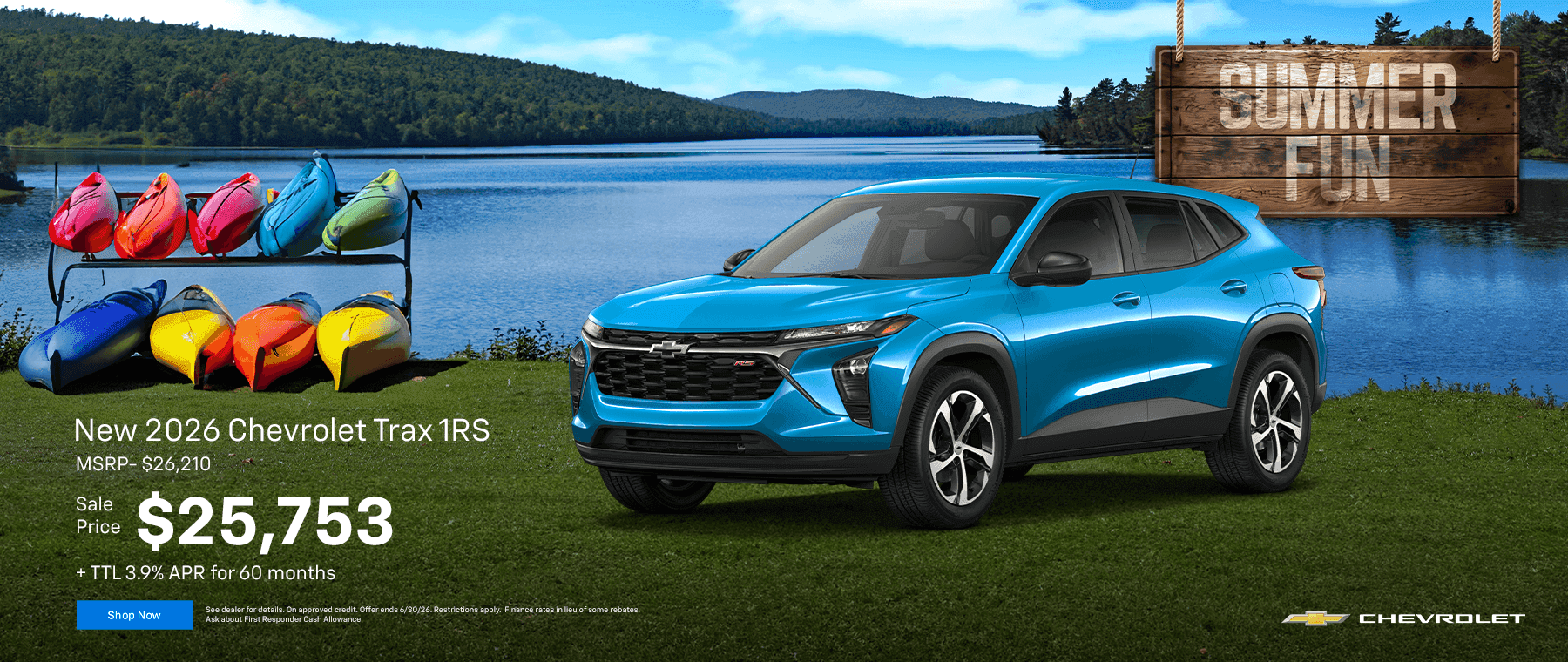 New 2026 Chevrolet Trax 1RS