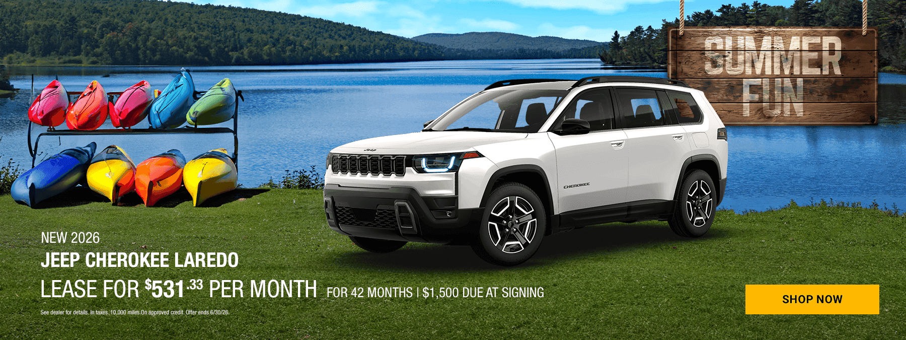 New 2026 Jeep Cherokee Laredo