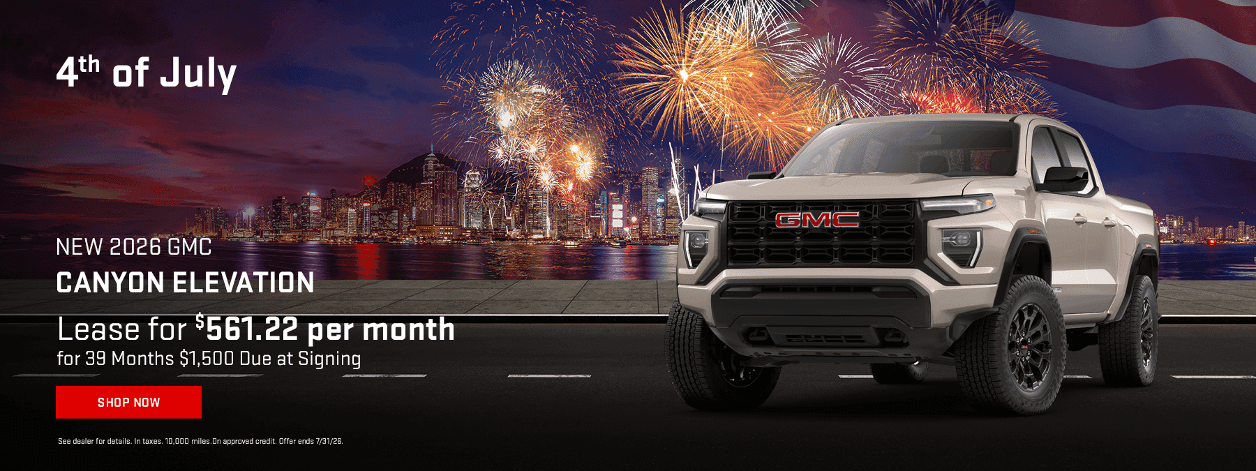 New 2026 GMC Canyon Elevation