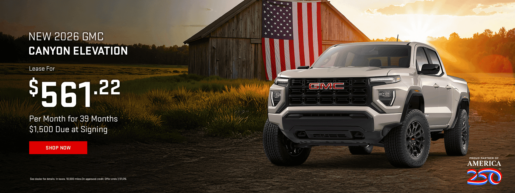 New 2026 GMC Canyon Elevation
