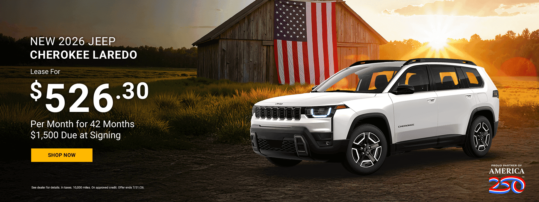 New 2026 Jeep Cherokee Laredo