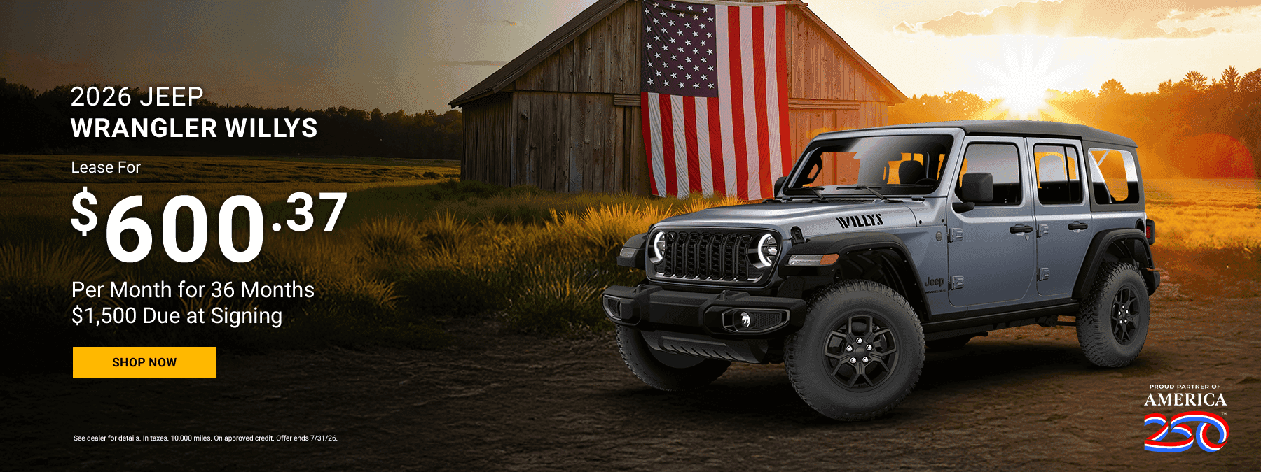 2026 Jeep Wrangler Willys