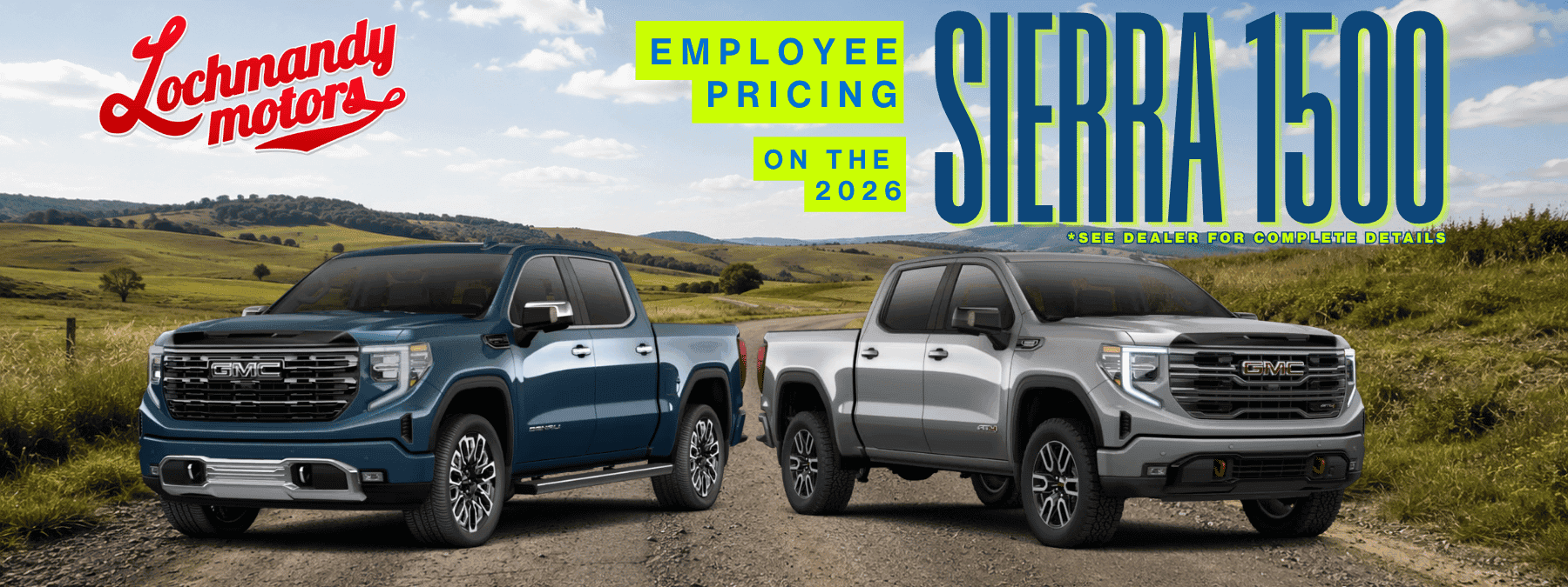 Employee Pricing on the 2026 Sierra 1500