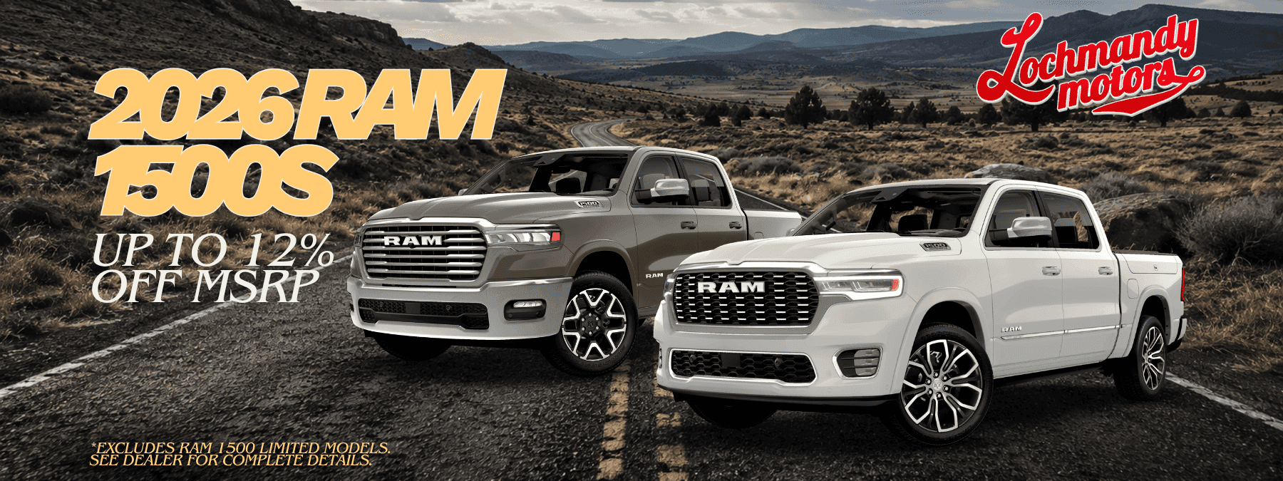 2026 Ram 1500's Up To 12% OFF MSRP