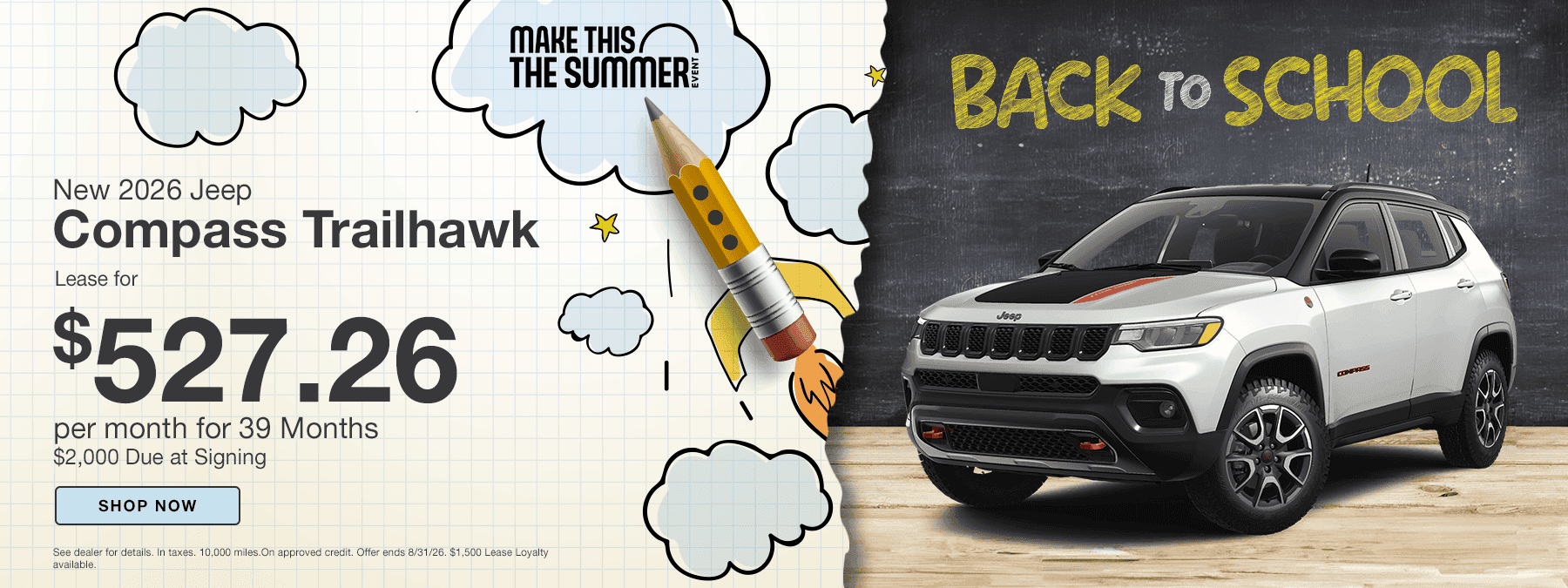 New 2026 Jeep Compass Trailhawk