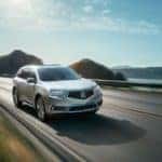 2018 Acura MDX on road