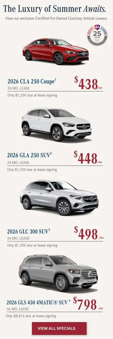 Mercedes-Benz of Foothill Ranch CVP Specials for June