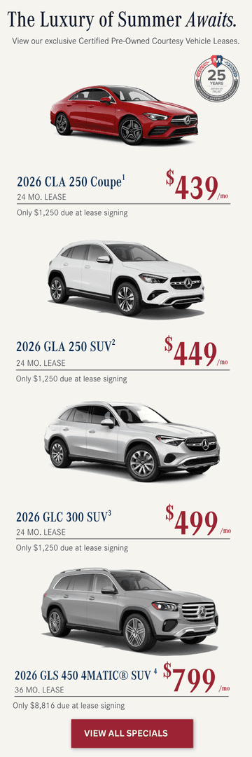 Mercedes-Benz of Foothill Ranch CVP Specials for June