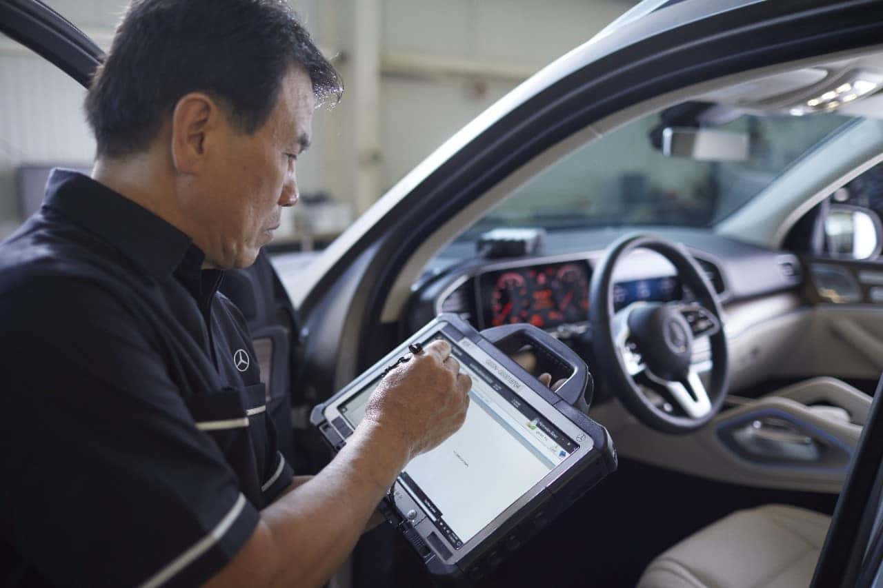 High Mileage Club service for Mercedes-Benz vehicles at Foothill Ranch