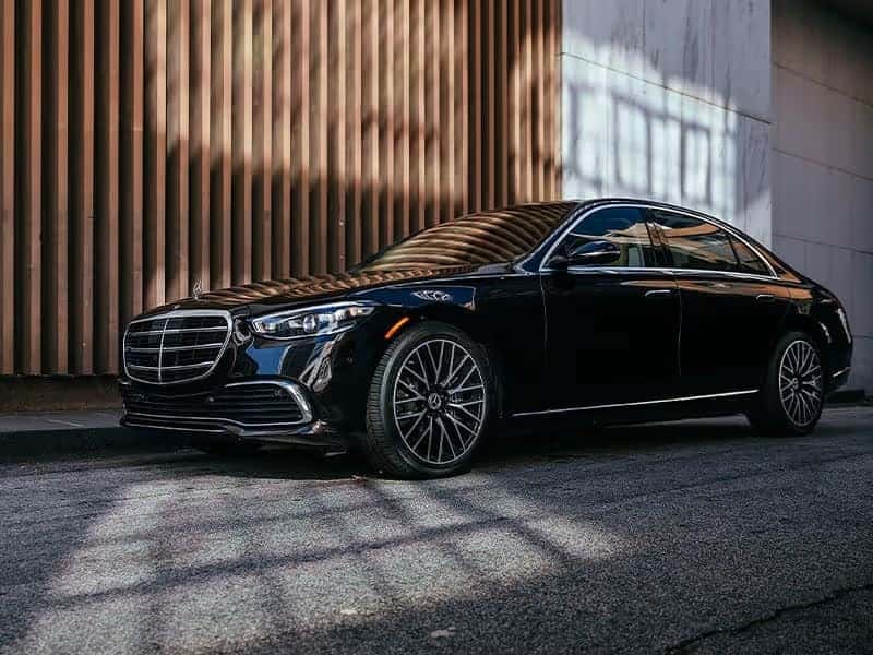 Mercedes-Benz S-Class with a protected, freshly detailed exterior finish