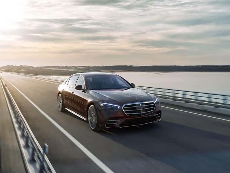 Mercedes-Benz S-Class serviced at an authorized dealer in Southern California
