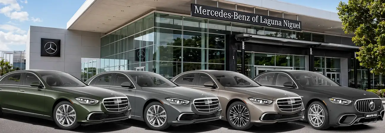 S-Class Family Outside Mercedes-Benz Laguna Niguel