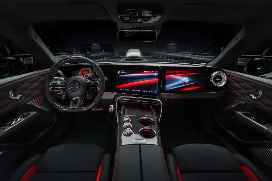 2027-Mercedes-AMG-GT-4-Door-Coupe-Interior-Console-Full-View