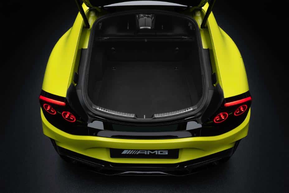 2027-Mercedes-AMG-GT-4-Door-Coupe-Parked-Trunk-Overhead