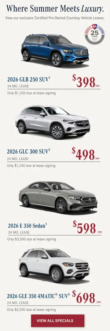 Mercedes-Benz of Laguna Niguel CVP Specials for June
