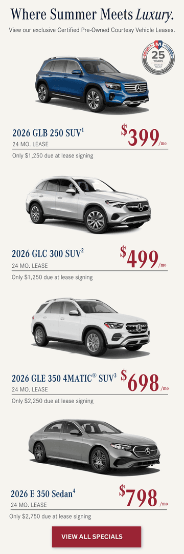 Mercedes-Benz of Laguna Niguel CVP Specials for June