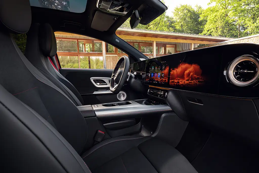 MBUX Superscreen inside the all-new 2028 Mercedes-Benz GLA