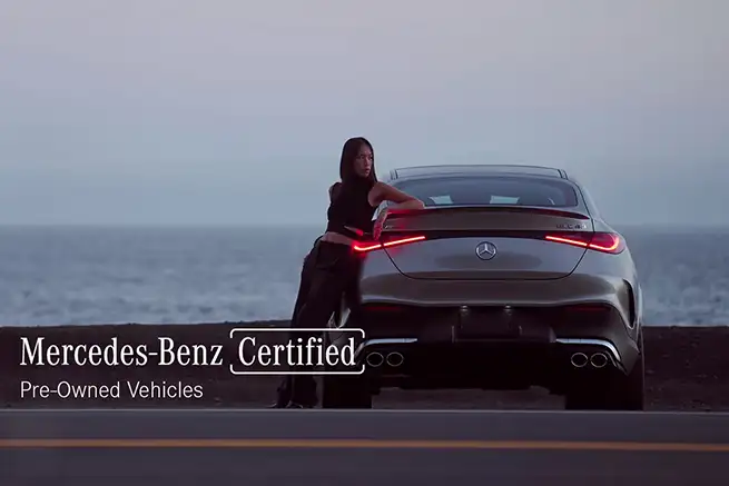 Woman on Black GLC Coupe