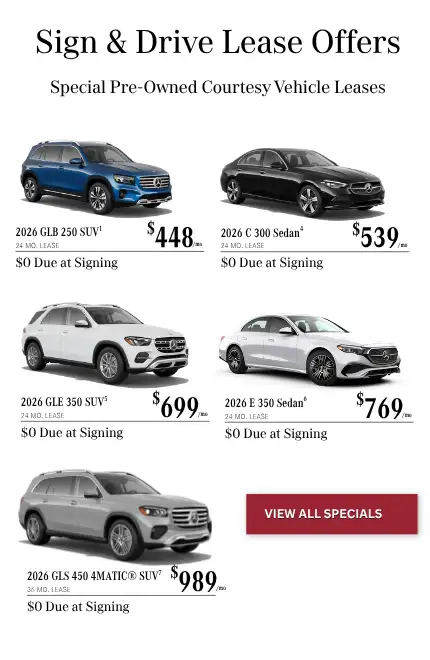 Sign & Drive Lease Offers at Mercedes-Benz of Laguna Niguel