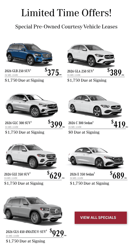 Mercedes-Benz Lease Specials
