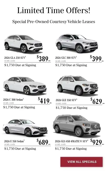 Mercedes-Benz Lease Specials