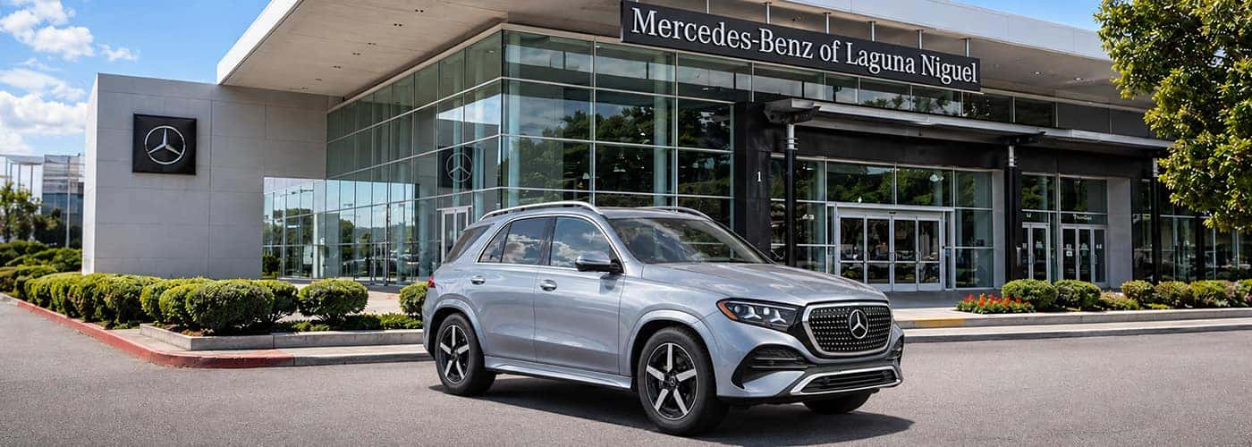 2027 GLE SUV in front of Mercedes-Benz of Laguna Niguel
