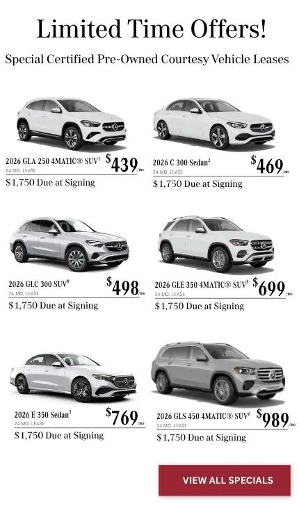 Mercedes-Benz Lease Specials