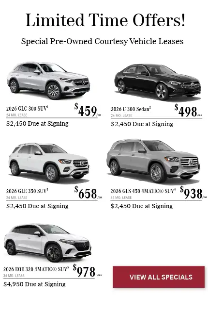 Mercedes-Benz Lease Specials