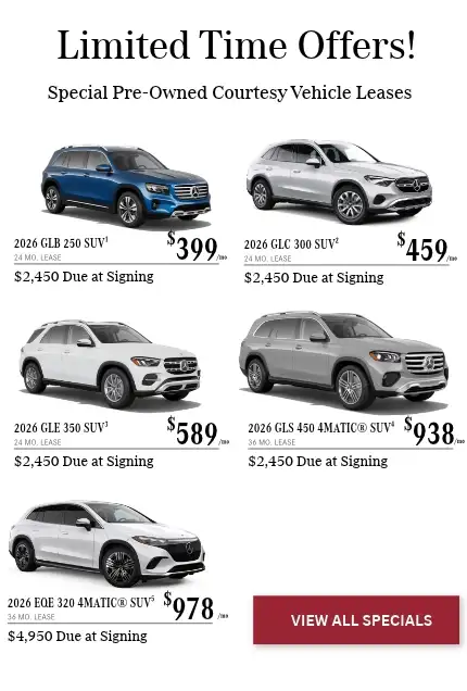 Mercedes-Benz Lease Specials