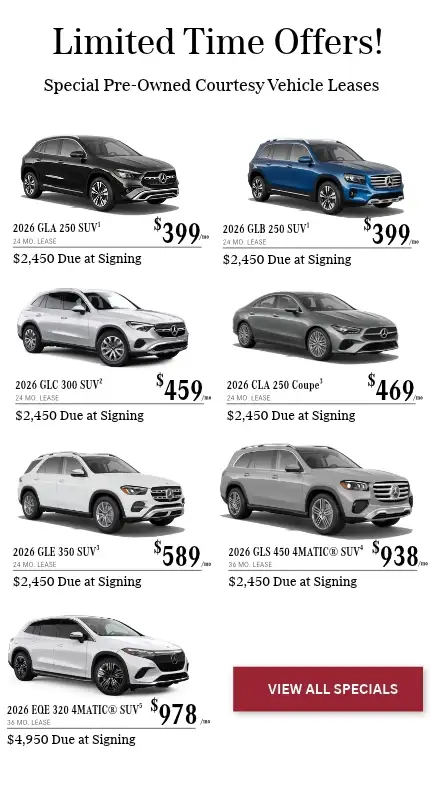 Mercedes-Benz Lease Specials