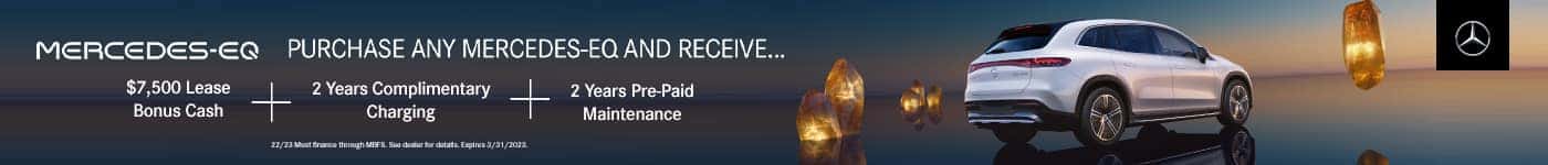 Purchase Any Mercedes-EQ And Receive