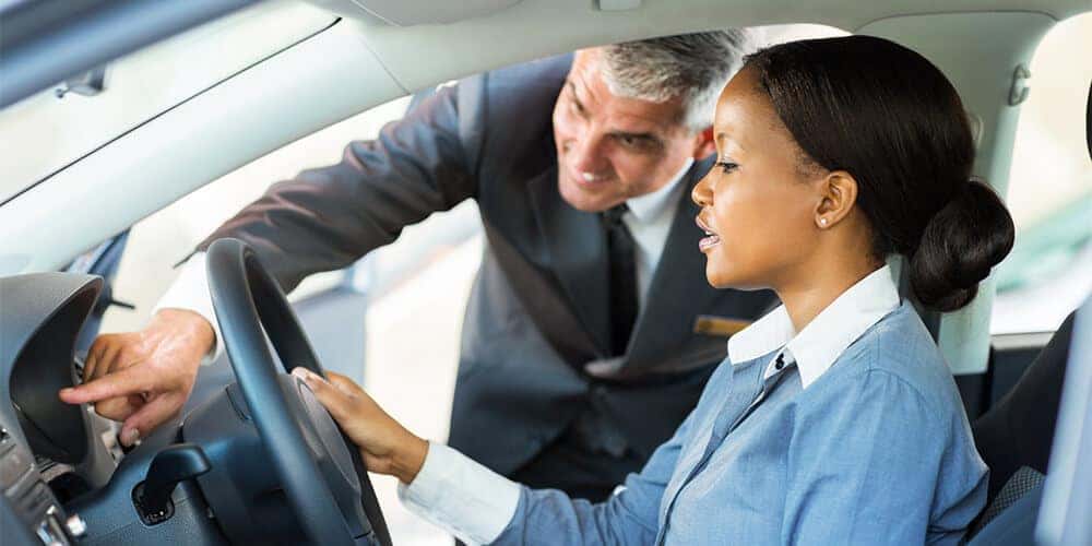 Woman from Kings Mountain shopping for new Mazda