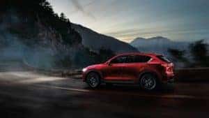 2018 Mazda CX-5 Driving at Night on Curved Mountain Roads