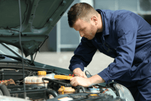 Mechanic at Service Center